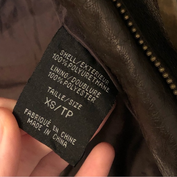 Suzy Shier Dark Brown Leather Jacket - Picture 4 of 6